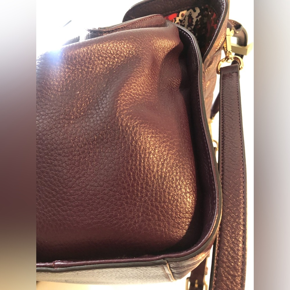 Vera Bradley Pebbled Purple Satchel Handbag - Picture 10 of 11
